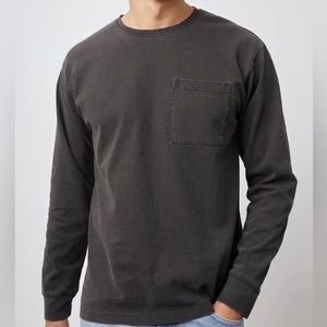 $108 Rails Cyd T Shirt Long Sleeve Washed Black XL